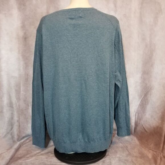 Bonobos Teal Striped Casual Pullover Size XXL - Picture 3 of 5